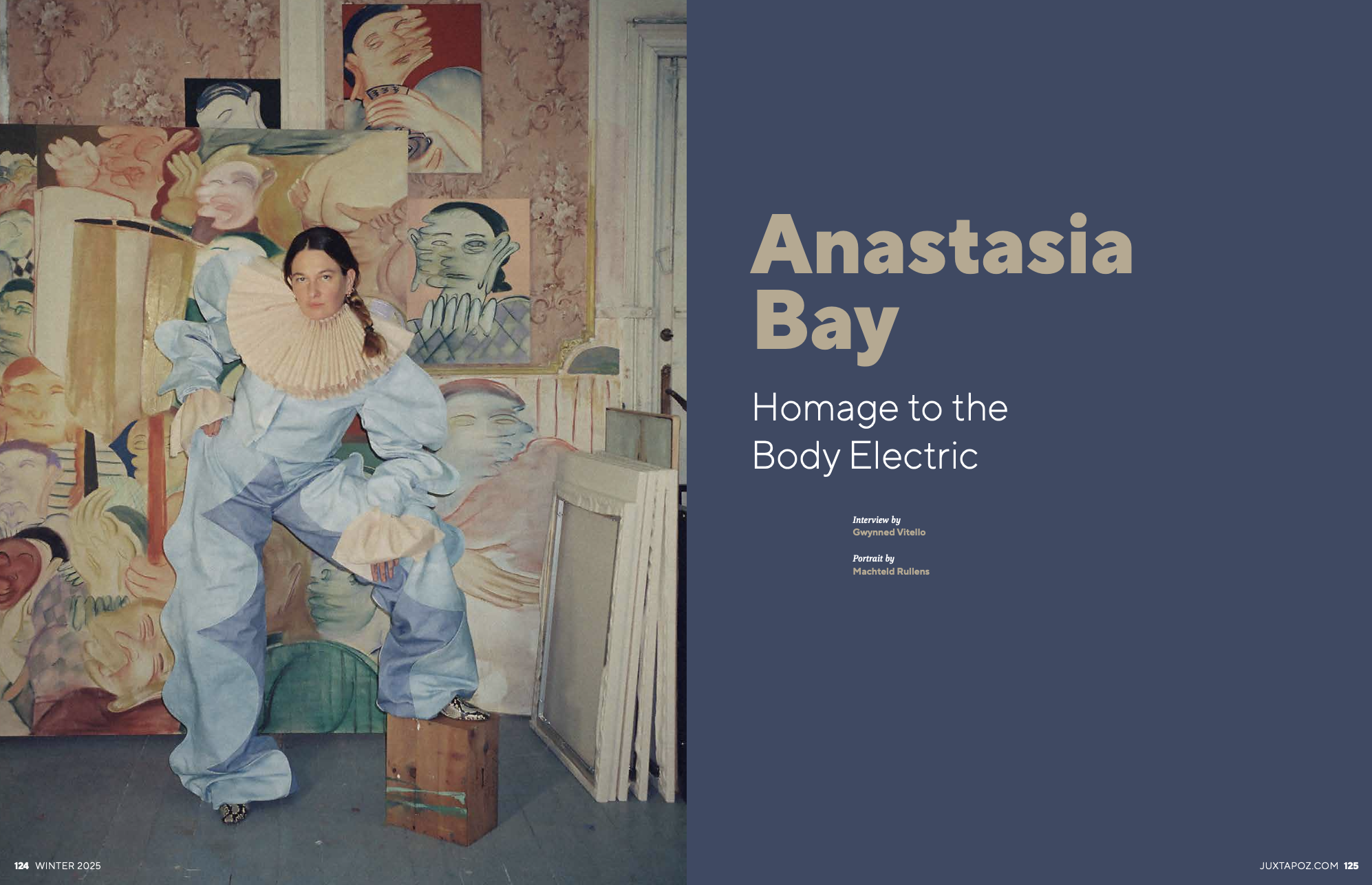 Anastasia Bay: Homage to the Body Electric // Interview by Gwynned Vitello, Portrait by Machteld Rullens